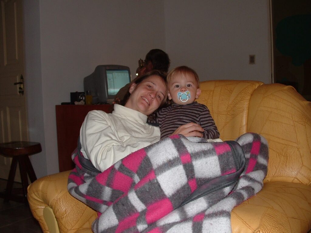 Tanja Lang - Johnson mit Sohn BJ